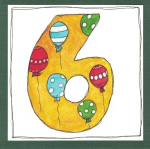 6 (Kleurige Kaartjes 423)