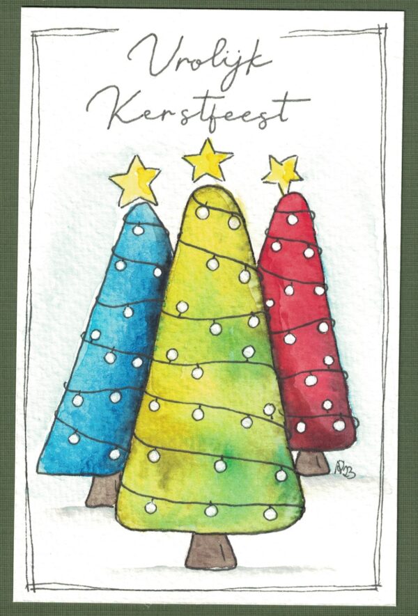 Kerstkaart (Kleurige Kaartjes 334)