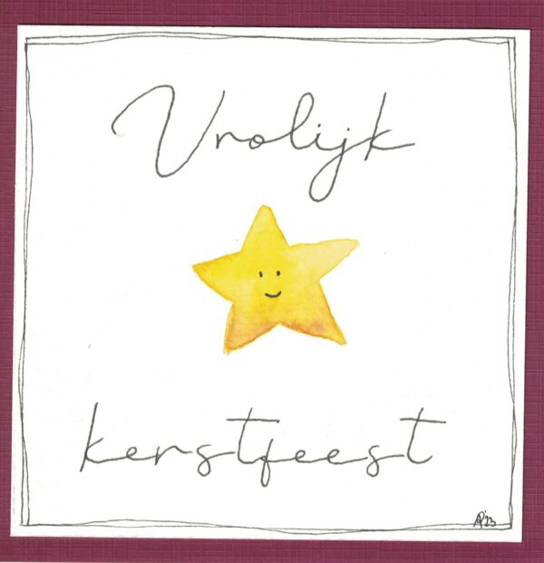 Kerstkaart (Kleurige Kaartjes 454)