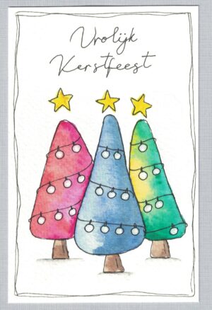 Kerstkaart (Kleurige Kaartjes 481)
