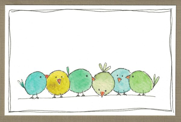 Vogeltjes (Kleurige Kaartjes 490