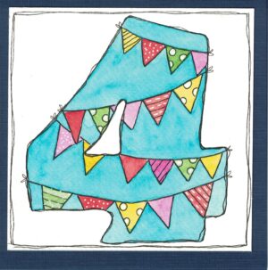 4 (Kleurige Kaartjes 544)