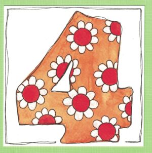 4 (Kleurige Kaartjes 545)