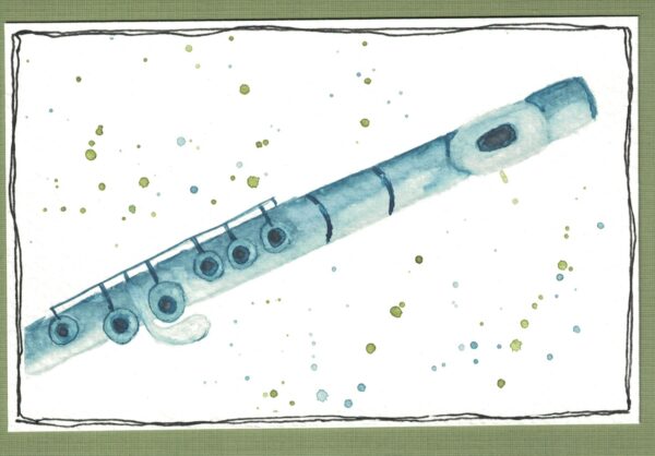 Dwarsfluit (Kleurige Kaartjes 553)